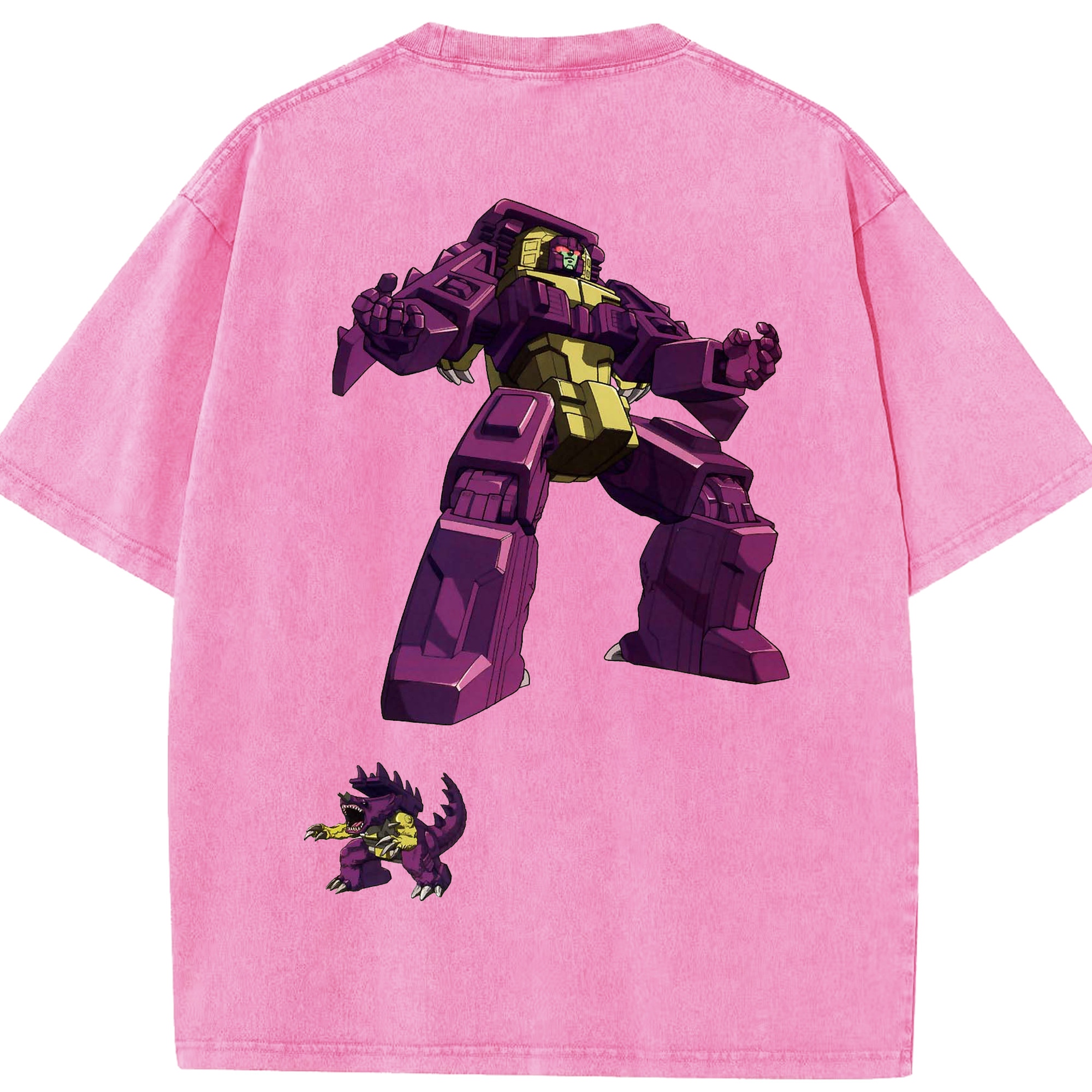 （画像用）  綿100% ヴィンテージ風 半袖Tシャツ（背面プリント）
